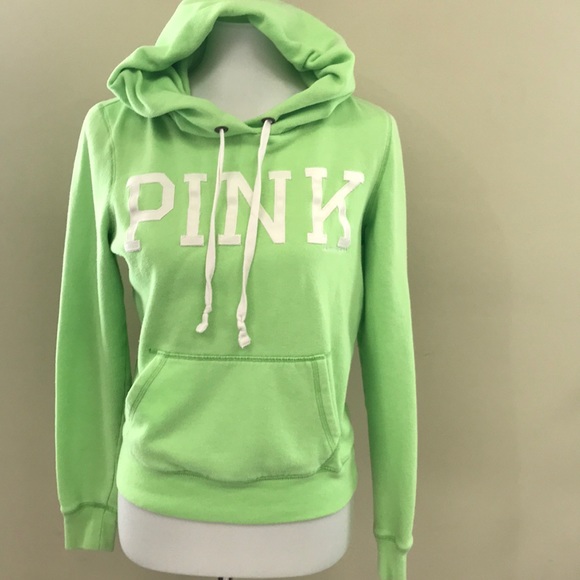 PINK Victoria's Secret Tops - 🌿VS PINK Hooded Sweatshirt